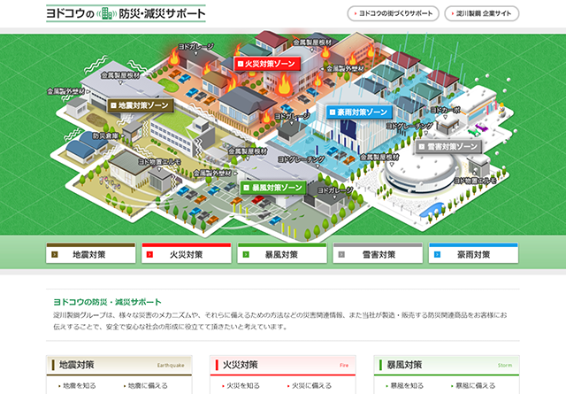 ヨドコウの防災・減災サポート